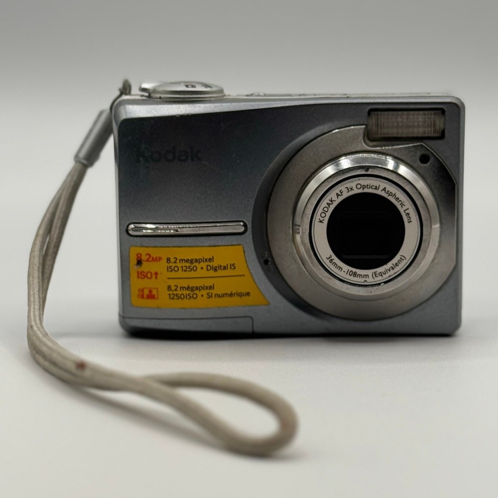 Kodak EasyShare C813 Silver Digital Camera 8.2MP 3x Optical Zoom Vintage Digicam